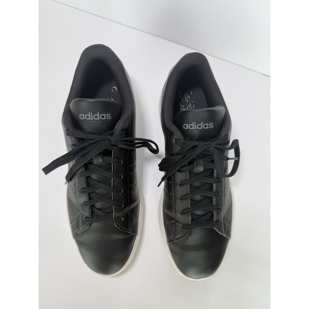 Adidas Advantage 2.0 Men's Athletic Size 11 Black Sneakers Cloudfoam Comfort EUC